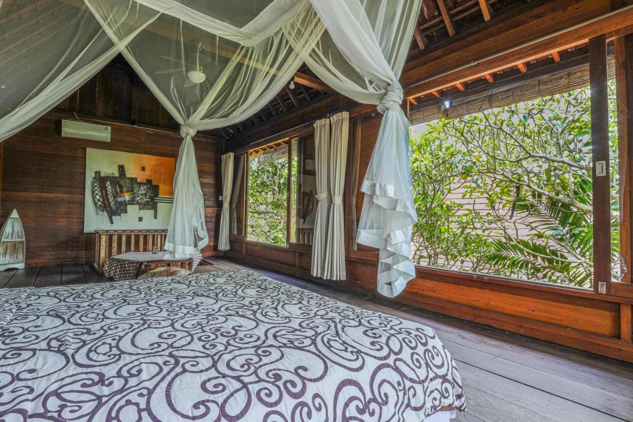 Sari Bamboo Bungalows อูบุด ภายนอก รูปภาพ