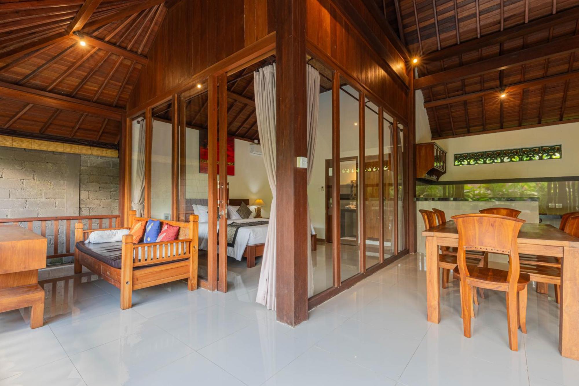 Sari Bamboo Bungalows อูบุด ภายนอก รูปภาพ