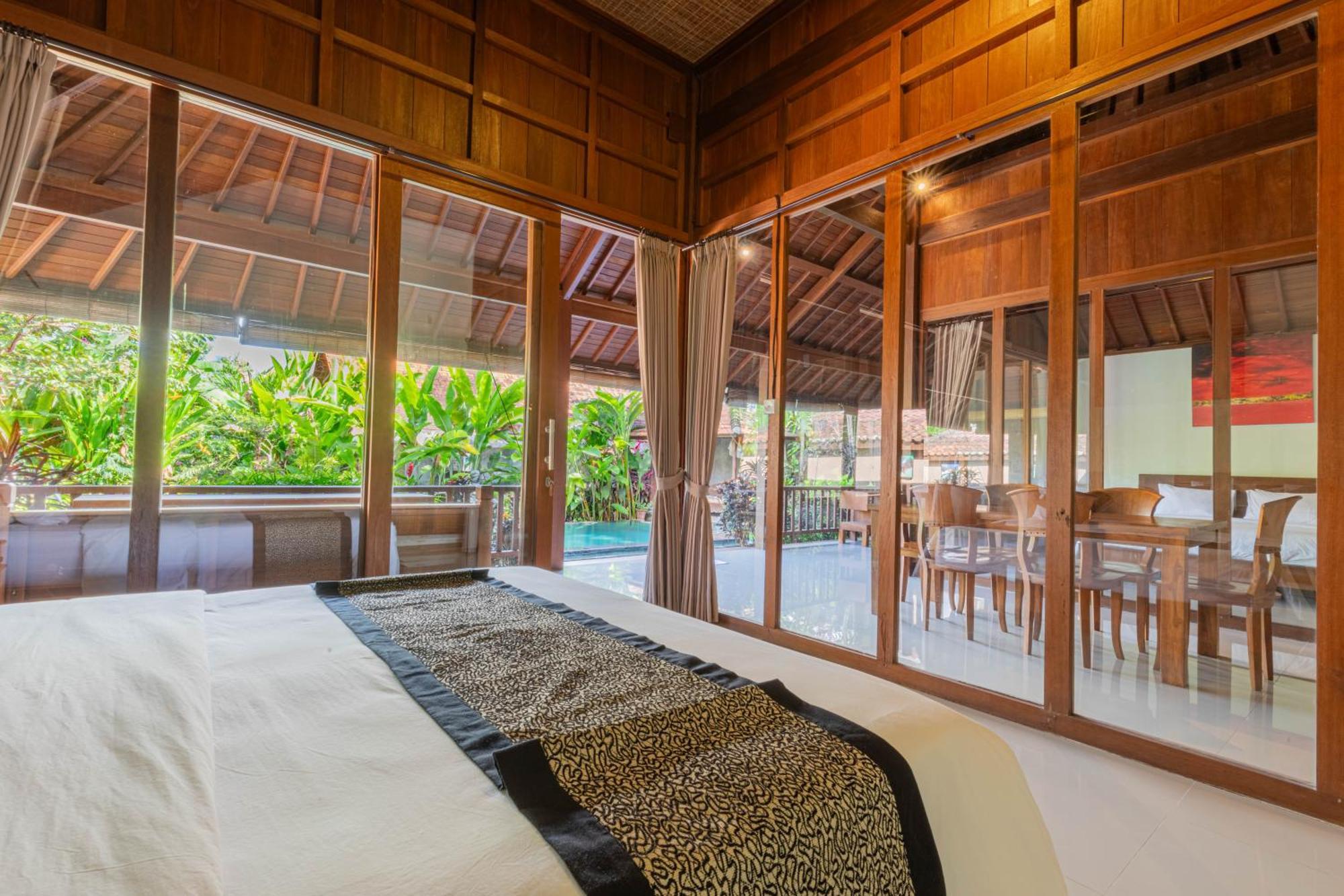 Sari Bamboo Bungalows อูบุด ภายนอก รูปภาพ