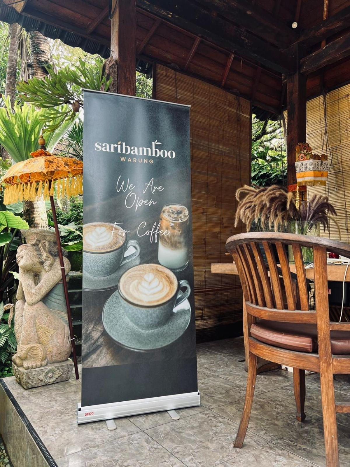 Sari Bamboo Bungalows อูบุด ภายนอก รูปภาพ
