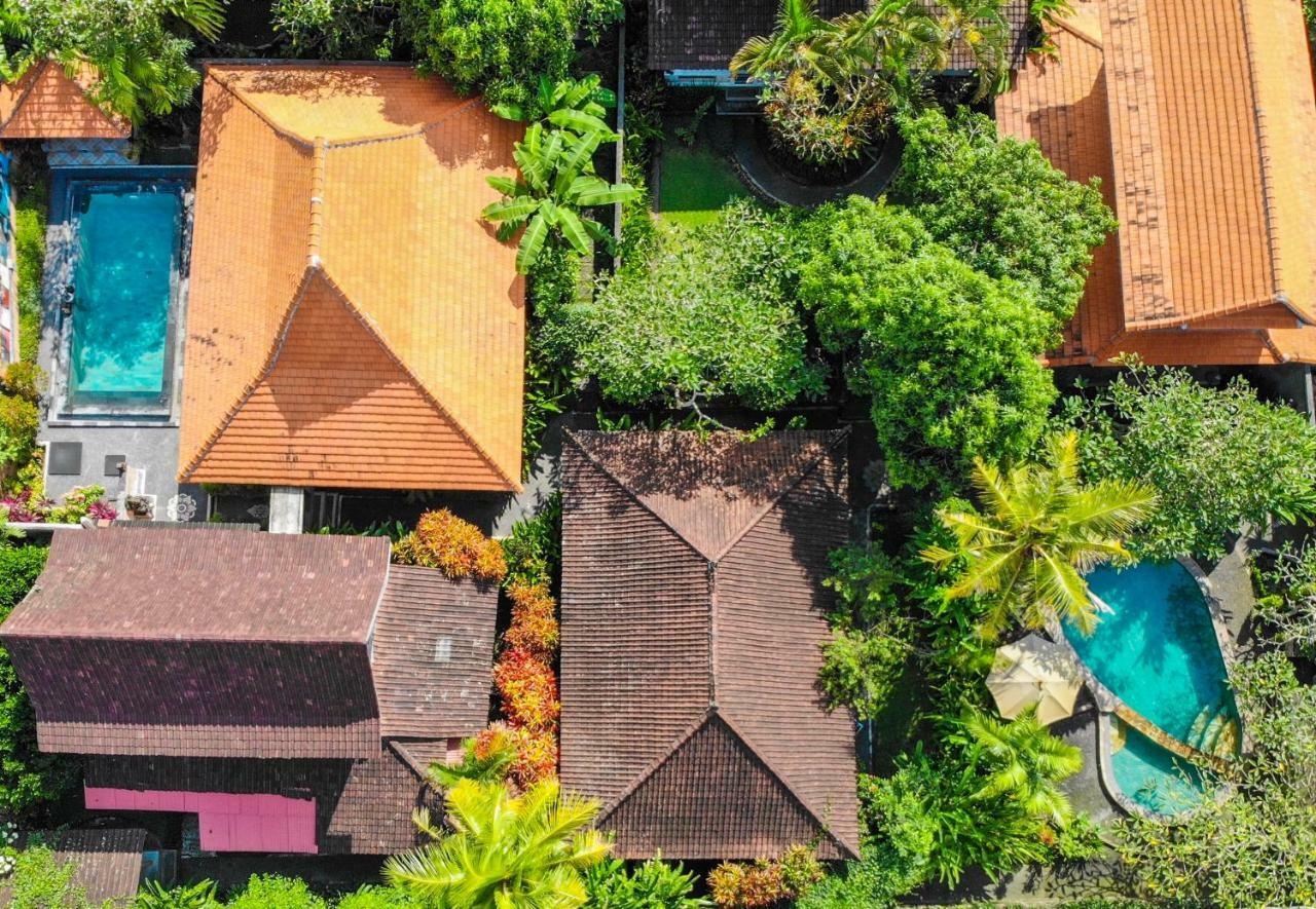 Sari Bamboo Bungalows อูบุด ภายนอก รูปภาพ